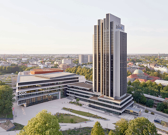 Hamburg: CCH und Radisson Blu Hotel Hamburg: CCH und Radisson Blu Hotel